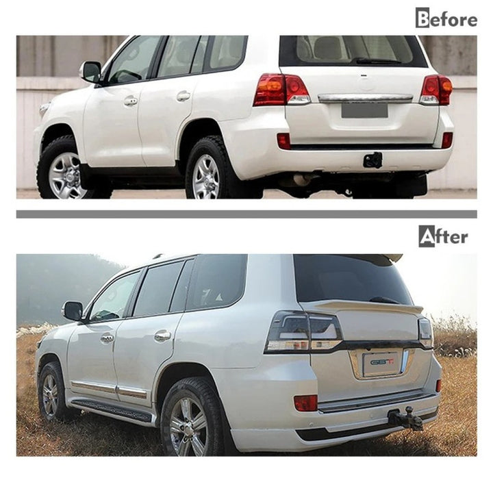 Car Craft Compatible With Toyota Land Cruiser Lc200 2008-2015 Upgrade Facelift Convert To Lc200 2016-2020 Bodytkit Front Rear Bumper Hood Fender Trunk Headlight Taillight Side Trim Grill Skirt Splitter F040
