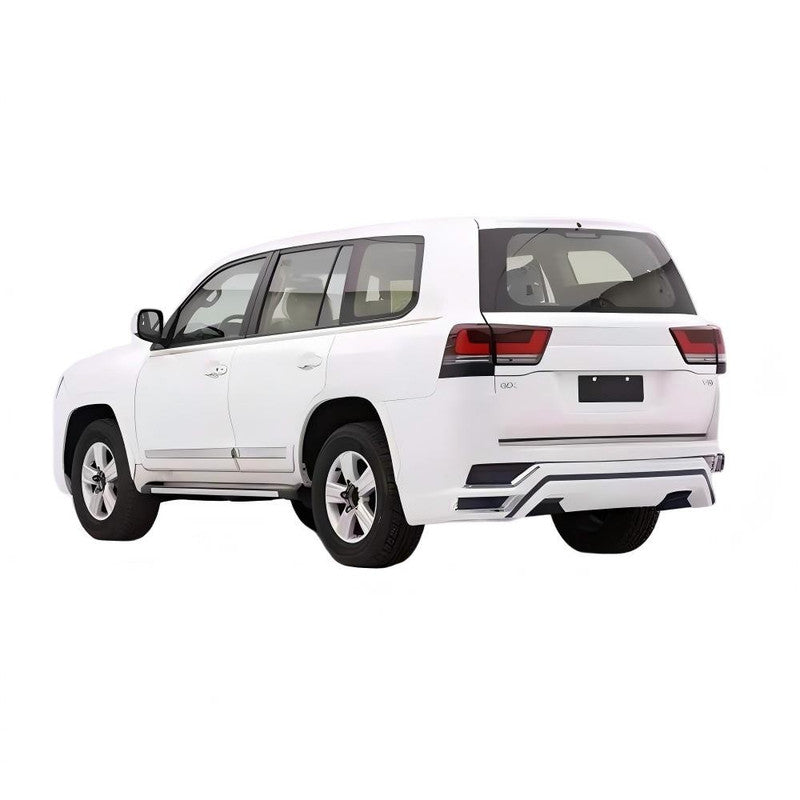 Car Craft Compatible With Toyota Land Cruiser Lc200 2008-2020 Upgrade Facelift Convert To Lc300 2022 Bodytkit Front Rear Bumper Hood Fender Trunk Headlight Taillight Mirror Side Step Trim Grill Skirt Splitter Cut Version 1:1 F156-cut