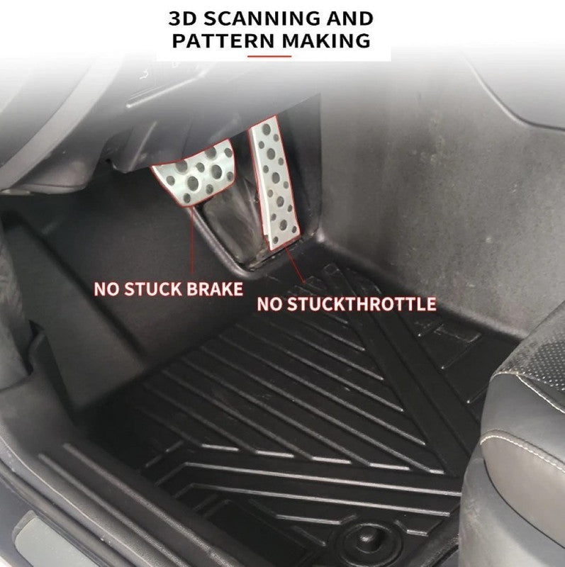 Car Craft Compatible With Toyota Land Cruiser Lc200 Lc 200 2007-2017 Car Floor Foot Mats Mat Rubber Eco-friendly All Weather 5d Tpe Rhd Carpet Waterproof Anti-slip Full Set Bk-jd-039
