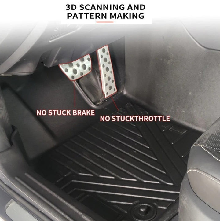 Car Craft Compatible With Toyota Land Cruiser Lc200 Lc 200 2007-2017 Car Floor Foot Mats Mat Rubber Eco-friendly All Weather 5d Tpe Rhd Carpet Waterproof Anti-slip Full Set Bk-jd-039