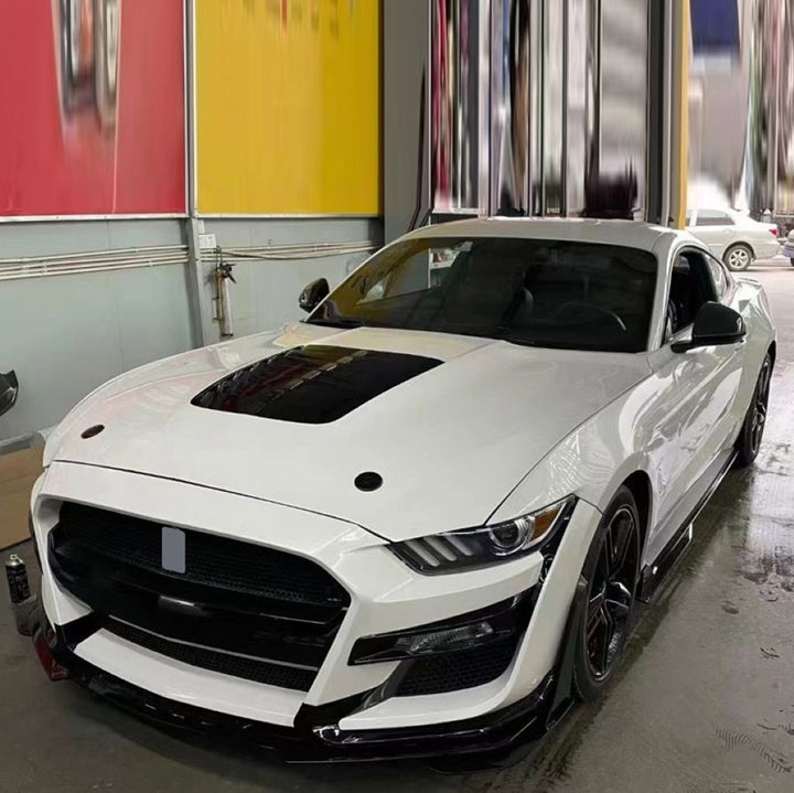 Car Craft Compatible With Ford Mustang 2015-2017 Upgrade Facelift Convert To Gt500 Bodykit Hood Bonnet Gc Must-026