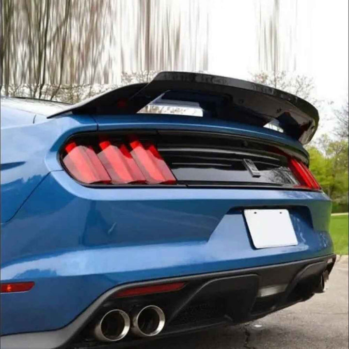 Car Craft Compatible With Ford Mustang 2015-2021 Trunk Wing Lip Boot Rear Spoiler Gt 500 Ar-mustang-005 Zst-1227 Carbon Look Zst-1227 Cf Carbon Fiber Look - CAR CRAFT INDIA