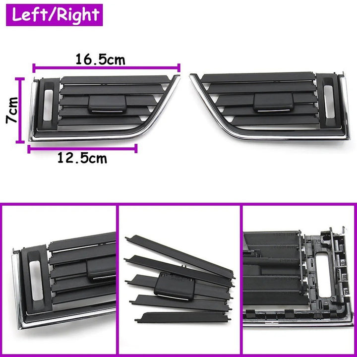 Car Craft Compatible With Skoda Octavia 3 A7 5e Mk3 2014-2021 Car Ac Air Vent Grille Slider Panel Cover 5e0819702-c Right