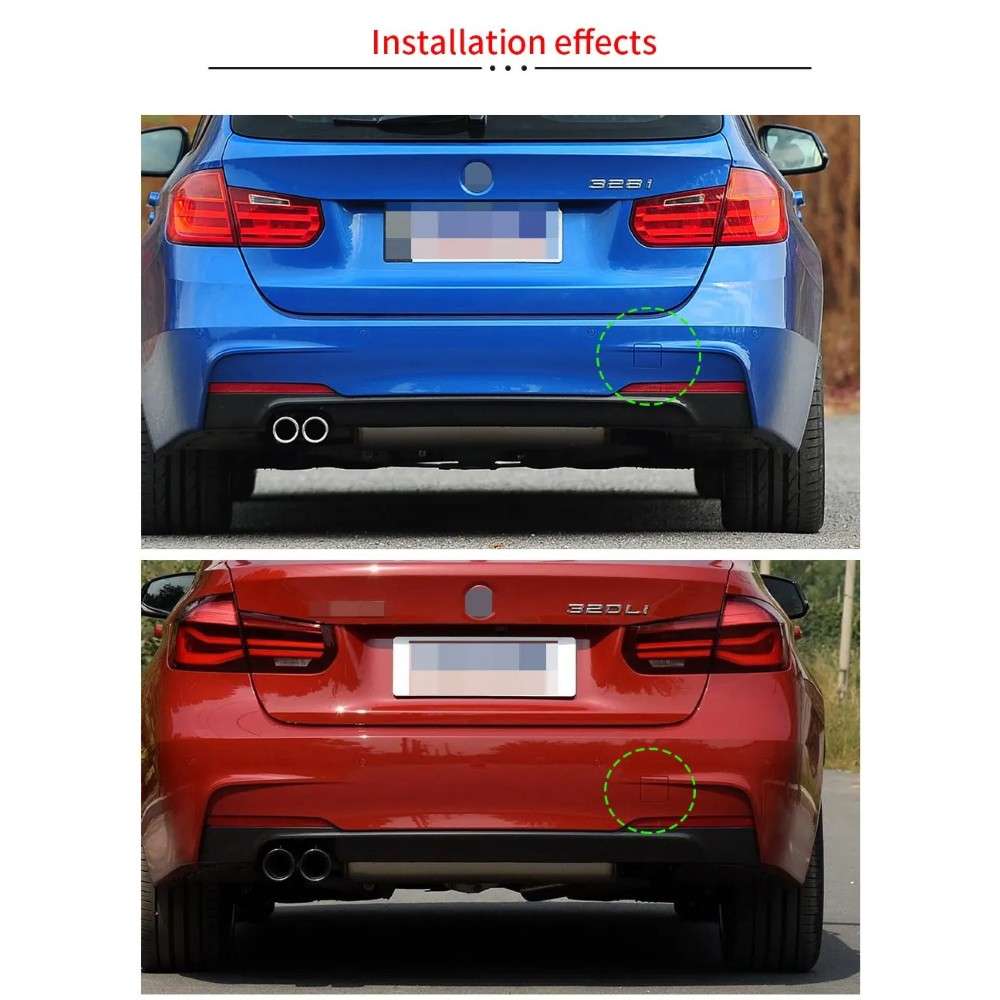 Car Craft Compatible With Bmw 3 Series F30 F80 2012-2019 M Sport M Tech M3 M4 Rear Bumper Tow Hook Towing Tochan Trailer Cover 51128056615 Gc CC-7986 - CAR CRAFT INDIA
