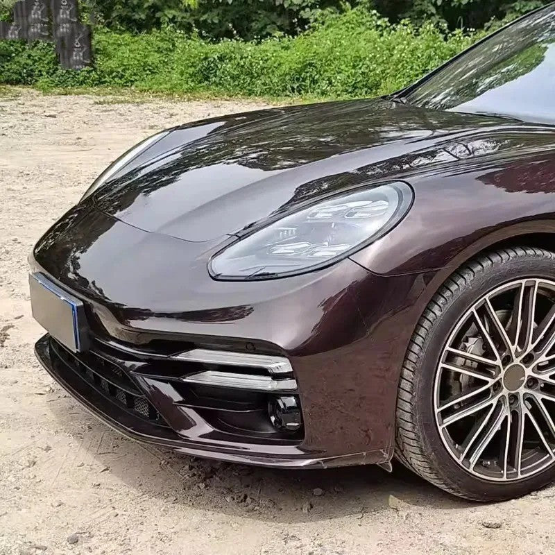 Car Craft Compatible With Porsche Panamera 970.2 2014-2016 Upgrade Facelift Convert To 2017 971 Turbo 7 Style Modified Bumper Headlights Bodykit Front