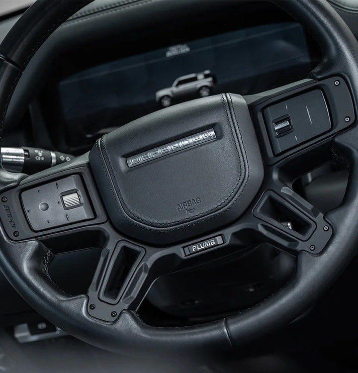 Car Craft Compatible With Land Range Rover Defender 90 110 130 L663 2020-2026 Plumb M One Series Steering Wheel Trim Cover Plumb-m026