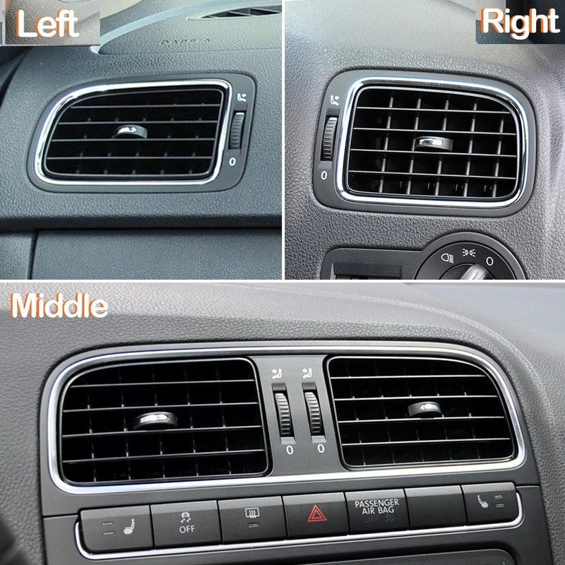 Car Craft Compatible With Vw Volkswagen Polo Vento Ameo 2011-2024 Car Front Air Conditioner Ac Vent Grille Assembly 6rd819728-1 Middle Centre