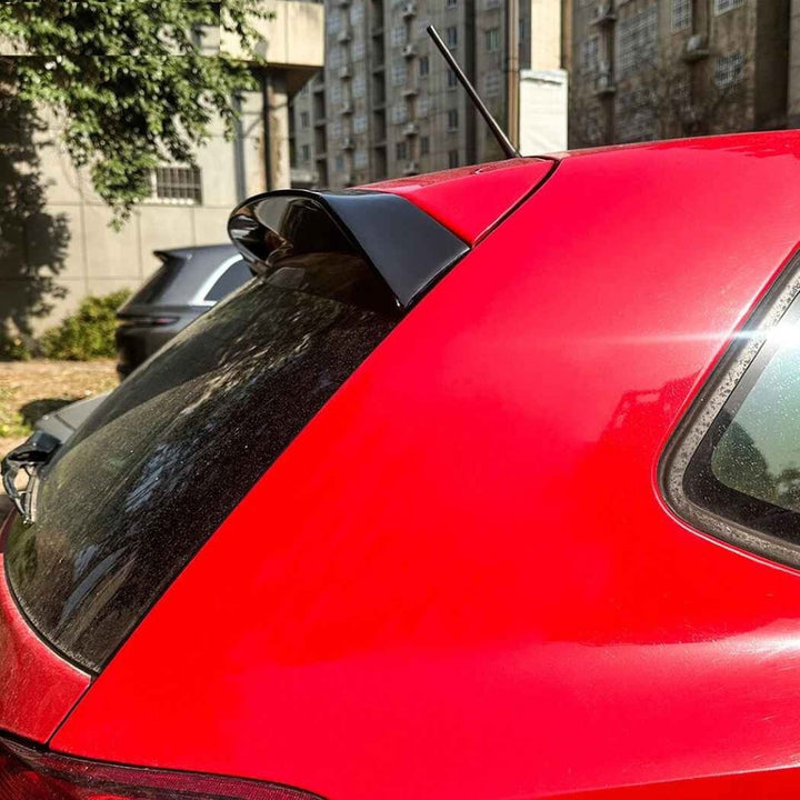 Car Craft Compatible With Vw Volkswagen Polo 2010-2025 Trunk Wing Lip Boot Rear Roof Spoiler Zst-1027 Cf Carbon Fiber Look - CAR CRAFT INDIA