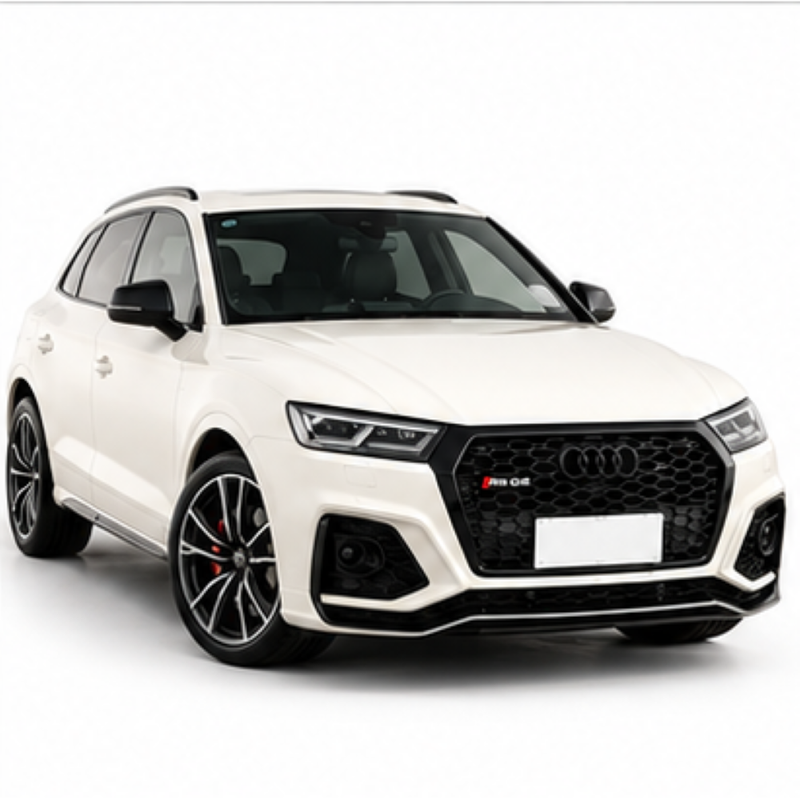 Car Craft Compatible With Audi Q5 B9 2018-2020 Upgraded Facelift Convert To Rsq5 Sq5 Sport Bodykit Bumper Lip Fog Lamp Light Grill With Acc Cover Skirt Trim Q5-004 Gc