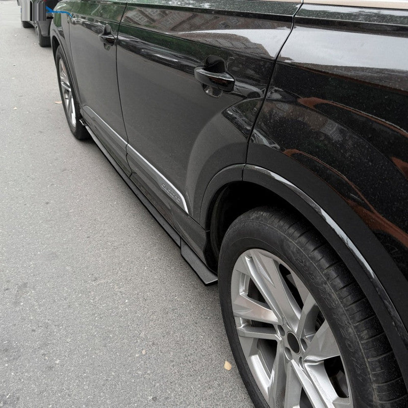 Car Craft Compatible With Audi Q7 Sq7 Mk2.5 2020+ Side Skirt Splitter Trim Running Board Zst-1559 Gb Glossy Black