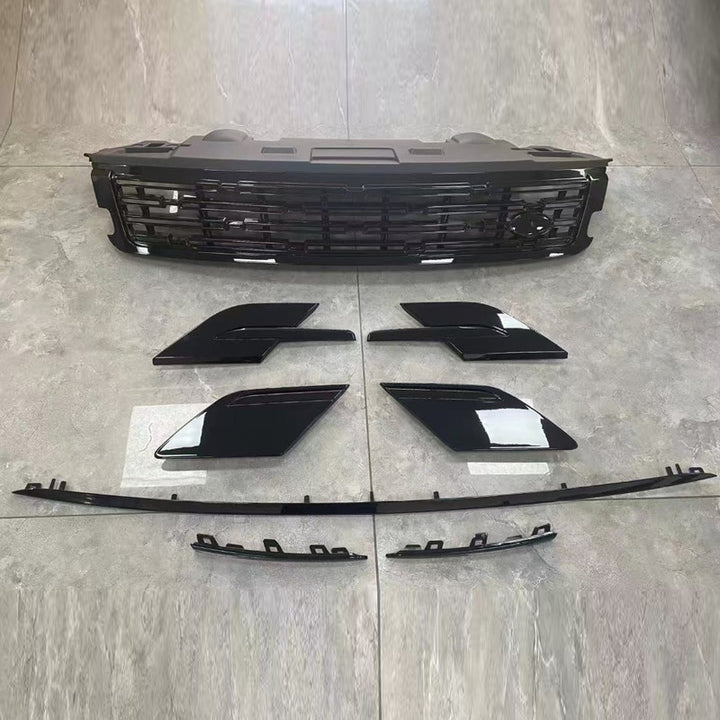 Car Craft Compatible With Land Range Rover Sport Rrs 2023+ L461 Upgrade Svr Grill Hood Bonnet Fender Vent Skirts Trim Lip Black Kit