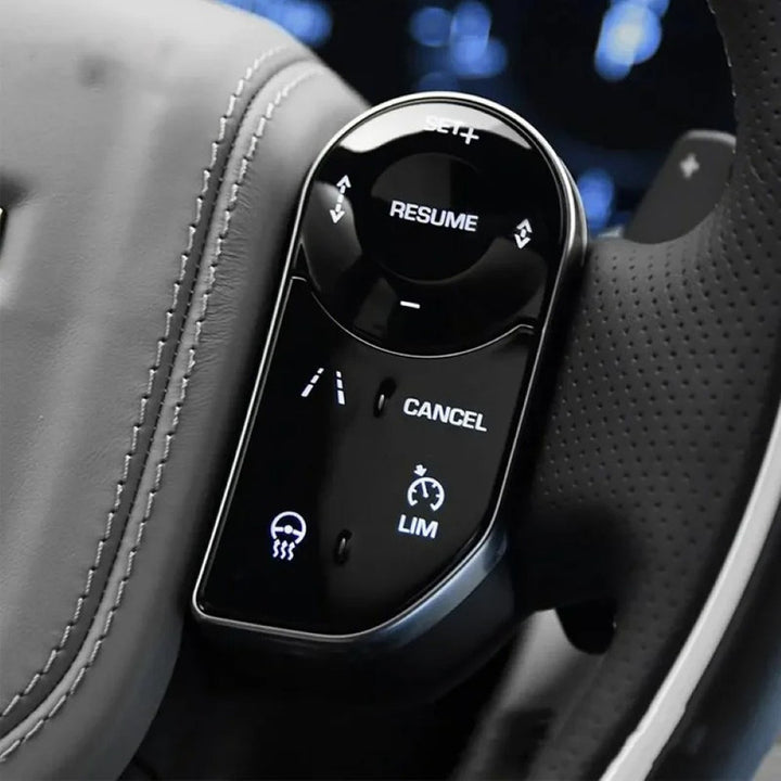 Car Craft Compatible With Land Range Rover Vogue L405 2015-2017 Rrv Rrs Sport L494 2015-2017 Discovery 5 Lr5 2017-2018 Lr5 L405 L494 Digital Touch Screen Car Steering Wheel Multimedia Button Square Control