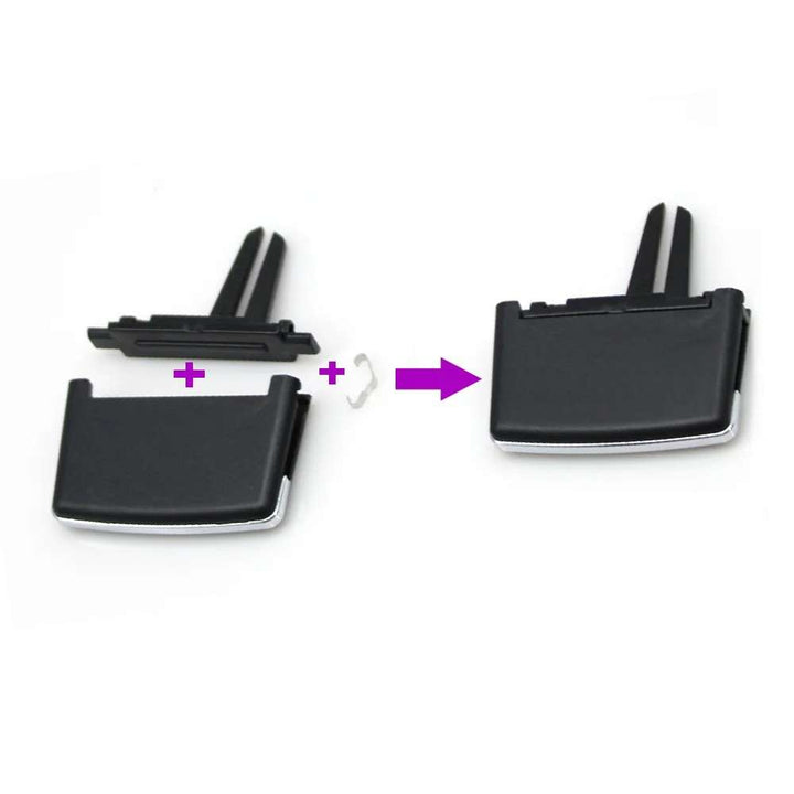Car Craft Compatible With Mercedes E Class Cabriolet Coupe W207 2009-2012 Car Air Conditioner Left Right Central Ac Vent Grille Slider Tab Clip Outlet Repair Kit 2078300154-c L Left - CAR CRAFT INDIA