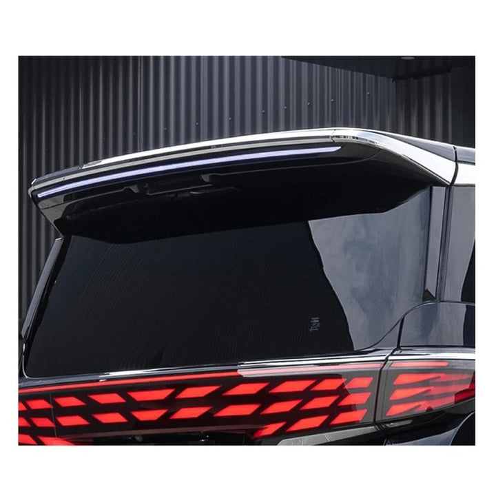 Car Craft Compatible With Toyota Alphard Vellfire 30 35 40 2019-2026 Rear Trunk Wing Boot Roof Trim Skirt Led Spoiler F183