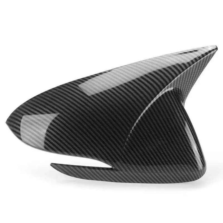 Car Craft Compatible With Hyundai Verna Accent Solaris I30 2017-2022 Side Rear View Case Wing Cap Shell Housing Mirror Covers 3m Tape Pasting Style Carbon Fiber Look CC-11541