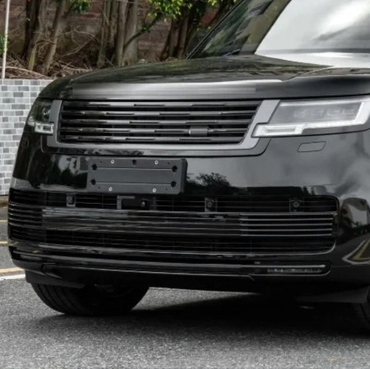 Car Craft Compatible With Land Range Rover Rr Vogue L460 2023-2025 Upgrade Facelift Conver To 2023 Sva Bodykit Front Bumper Mesh Side Vent Splitter Skirts Grill Black - CAR CRAFT INDIA