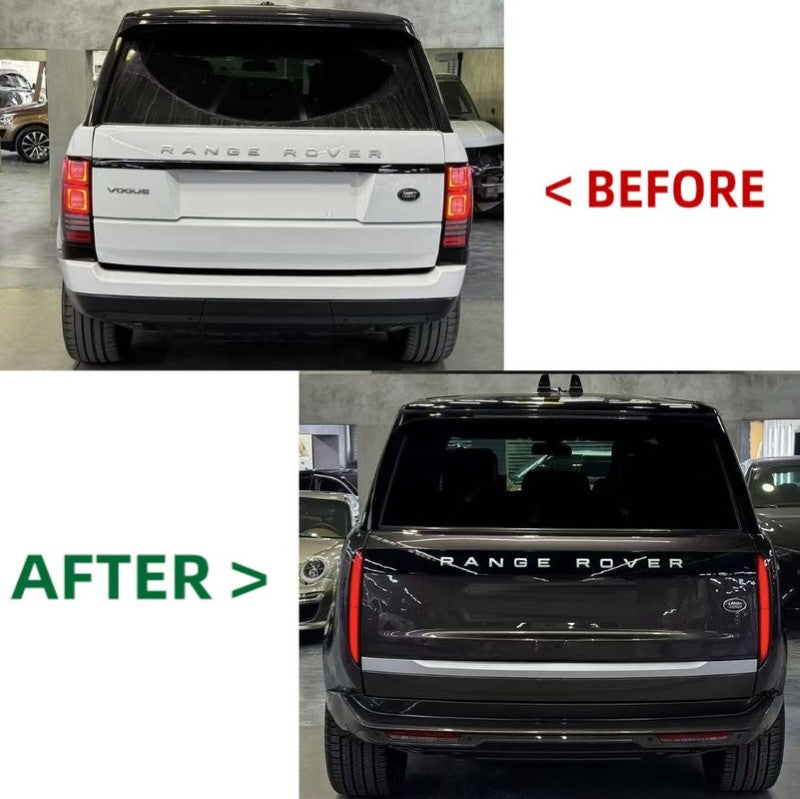 Car Craft Compatible With Range Land Rover RR Vogue 2014-2017 Upgrade Facelift Convert To 2024 Svr Bodykit Bumper Headlight Taillight Hood Pop Up Handle Fender With Door CC-7112 1:1 - CAR CRAFT INDIA
