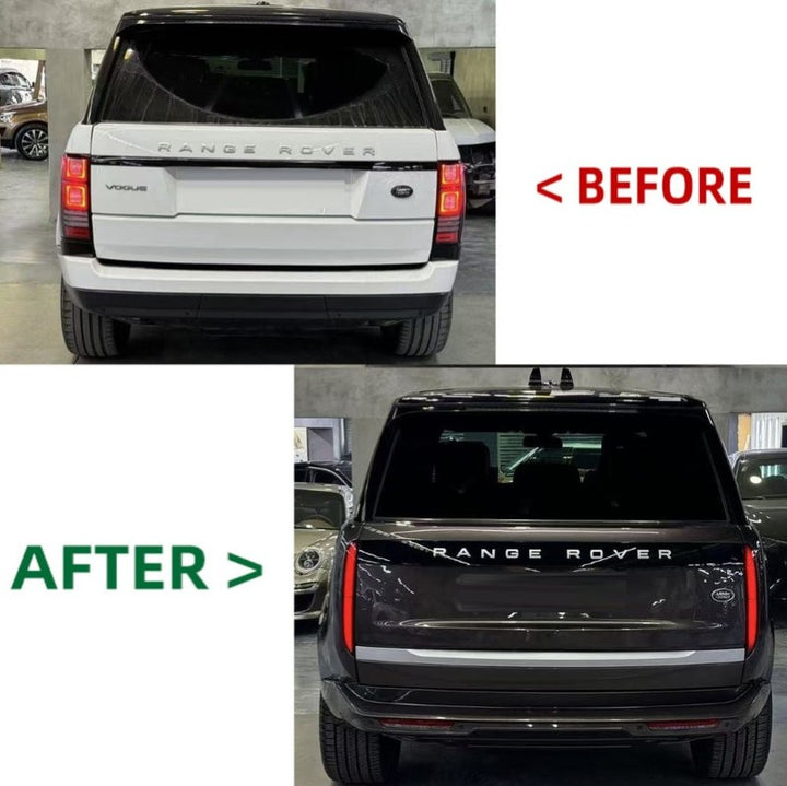 Car Craft Compatible With Range Land Rover RR Vogue 2014-2017 Upgrade Facelift Convert To 2024 Svr Bodykit Bumper Headlight Taillight Hood Pop Up Handle Fender With Door CC-7112 1:1 - CAR CRAFT INDIA
