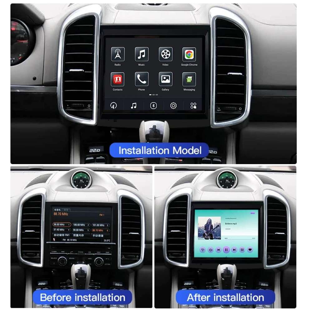 Car Craft Compatible With Porsche Cayenne 2016-2018 Android Multimedia Infotainment Touchscreen Dvd Player Wireless Carplay Android Auto 4gb +64gb 8.4 Inch Pcm 4.0 CC-8430 - CAR CRAFT INDIA