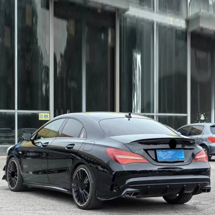 Car Craft Compatible With Mercedes Benz Cla Class W117 C117 X117 2013-2019 Rear Bumper Upgrade Convert To Amg Amga45 Bumper Bodykit Gc W117-006