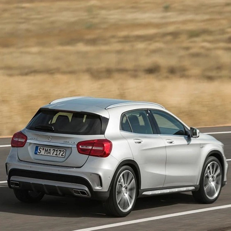 Car Craft Compatible With Mercedes Benz Gla W156 X156 2014-2019 Upgrade Facelift Convert To Gla45 Amg Rear After Lip Diffuser CC-9670 - CAR CRAFT INDIA