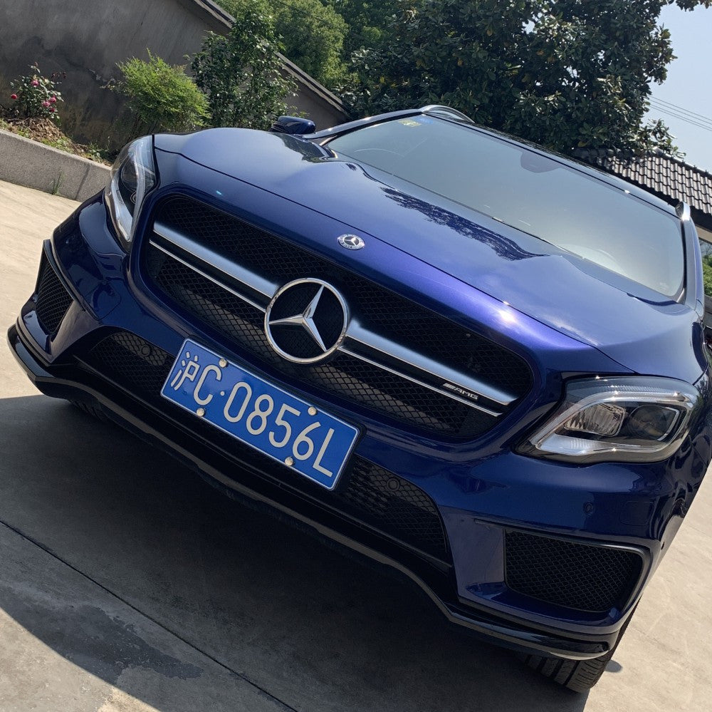 Car Craft Compatible With Mercedes Benz Gla W156 X156 2014-2019 Upgrade Facelift Convert To Gla45 Amg Front Bodykit Bumper CC-9668 - CAR CRAFT INDIA