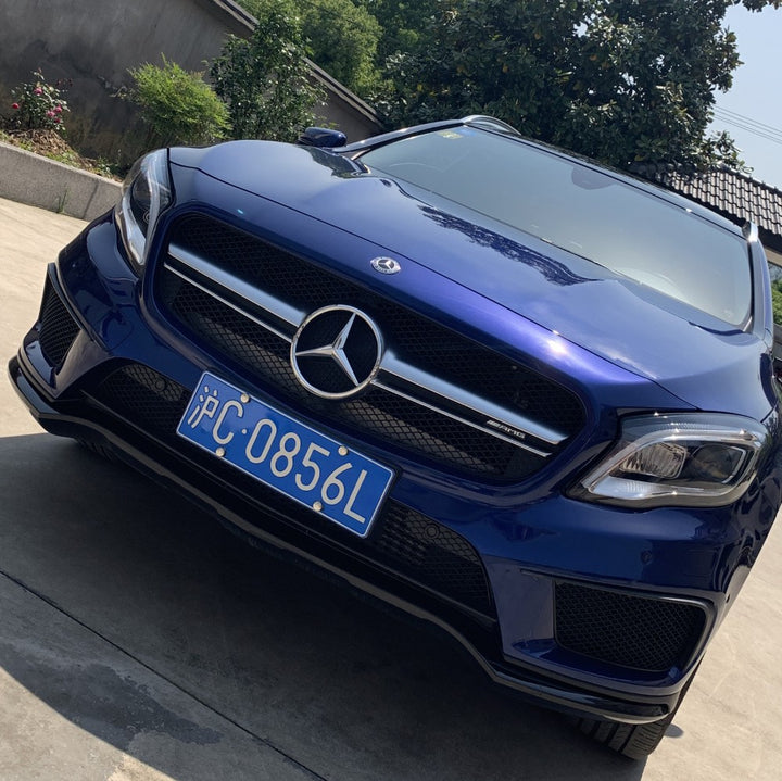 Car Craft Compatible With Mercedes Benz Gla W156 X156 2014-2019 Upgrade Facelift Convert To Gla45 Amg Front Bodykit Bumper CC-9668 - CAR CRAFT INDIA