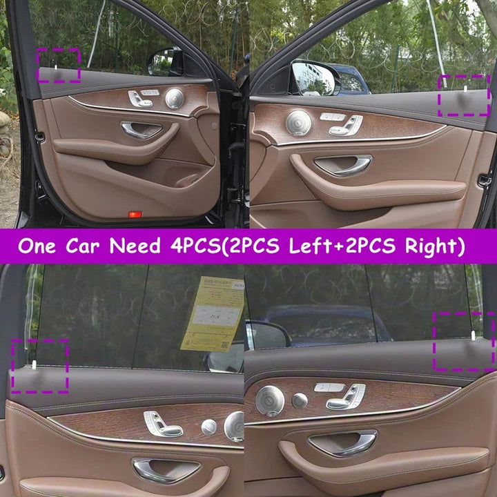 Car Craft Compatible With Merceds C E G Class W205 W213 W238 W463 Cls W257 Gl W166 Gle W167 Gls W167 Glc X253 Gls W292 Gle W292 Eqc N293 Vito W447/w448 Amg Gt X290 Door Latch Pin Door Lock Screw Knob Cap Cover Trim 09976601002a17 - CAR CRAFT INDIA