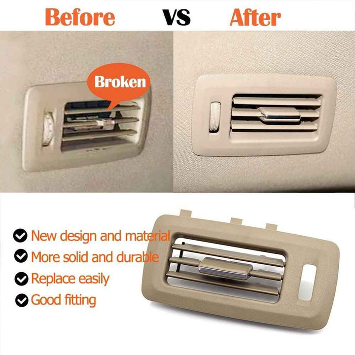 Car Craft Compatible With Mercedes Benz Gl Gls W166 X166 2012-2018 Rear Roof Ac Air Vent Grill Slider 16683015541b88 Creamy Oyster CC-10663