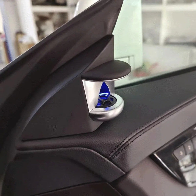 Car Craft Compatible With Mercedes Benz Ml Gl Gle Gls W166 Cls 2012-2019 Illuminated Led Ambient Door Tweeter Speaker Audio Cover Hour Glass A-pillar Loudspeaker Trim Ambient Light 12 Color - CAR CRAFT INDIA
