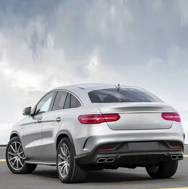Car Craft Compatible With Mercedes Benz Gle Coupe W166 X166 X292 2015-2019 Amg 63 Coupe Rear Bumper Lip Diffuser Skirts Splitter - CAR CRAFT INDIA