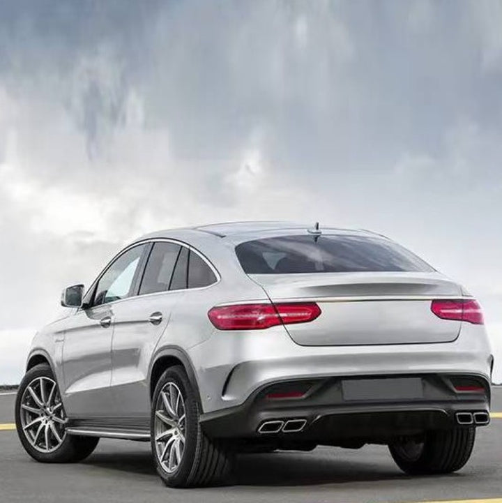 Car Craft Compatible With Mercedes Benz Gle Coupe W166 X166 X292 2015-2019 Amg 63 Coupe Rear Bumper Lip Diffuser Skirts Splitter - CAR CRAFT INDIA
