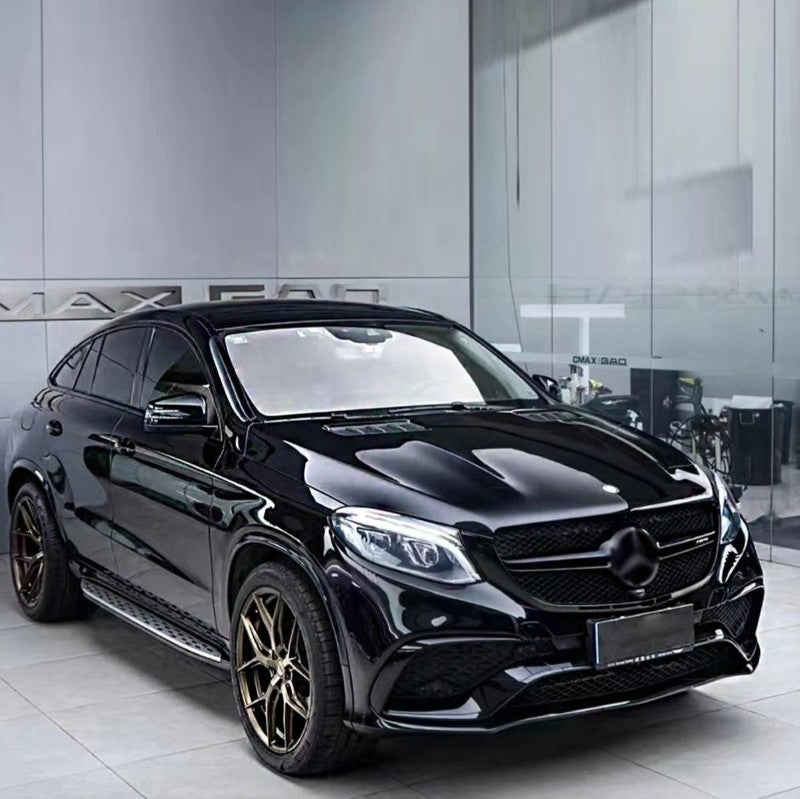 Car Craft Compatible With Mercedes Benz Gle Coupe W166 X166 X292 2015-2019 Upgrade Conversion Bodykit To Gle63 Coupe Amg Bumper Diffuser After Rear Lip Exhaust Tip Pipe Wheel Arch Front - CAR CRAFT INDIA