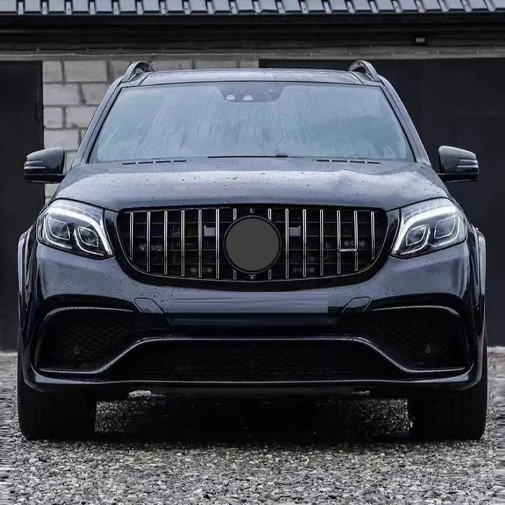 Car Craft Compatible With Mercedes Benz Gls W166 X166 2016-2019 Front Rear Bumper Upgrade Convert To Amg Gls63 Amg Bumper Bodykit X166-008