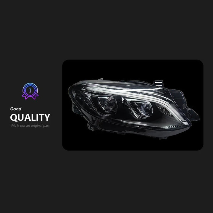 Car Craft Compatible With Mercedes Benz Ml W166 2012-2015 Car Front Upgraded Head Light Lamp Xenon Headlight Retrofit Upgrade Modified Led Drl Hid Gle Style W166-010 Gc