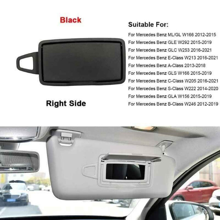 Car Craft Compatible With Mercedes Ml Gl Gle Gls W166 12-20 A B C E S Class W176 12-16 W246 10-16 W222 14-22 W205 16-22 W213 Glc W253 16-22 Gla W156 12-18 W117 Cla 14-18 Sun Shade Mirror Light Gray Left 16681001107m94