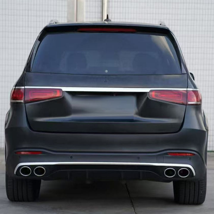 Car Craft Compatible With Mercedes Gl Gls W166 X166 2012-2016 Upgrade Facelift Convert To Gls W167 X167 2024 Gls63 Amg Amg63 Kit Bumper Grill Headlight Taillight Trunk Fender Bodykit Non Cut Version - CAR CRAFT INDIA