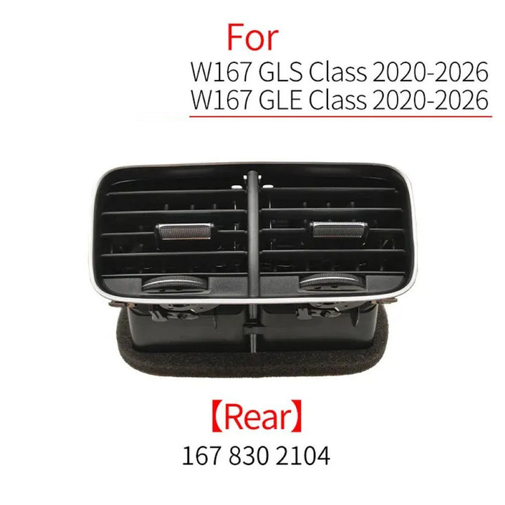 Car Craft Compatible With Mercedes Benz Gle Gls Class W167 2019-2025 Car Ac Air Vent Grille Air Conditioning Outlet Cover Assembly Rear 1678302104 CC-9564