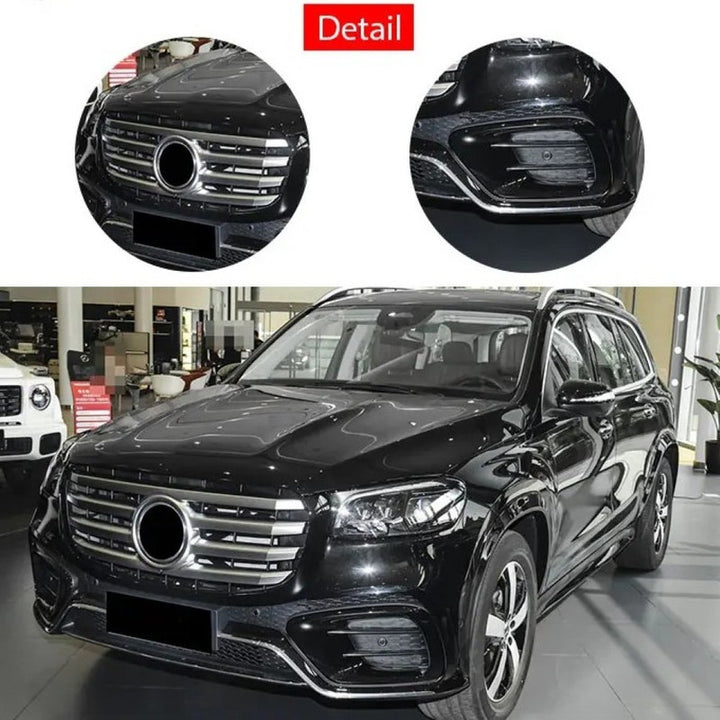 Car Craft Compatible With Mercedes Benz Gls Class W167 X167 2019-2026 Upgrade Facelift Convert To Amg53 Amg Bodykit Front Rear Bumper Grill Wheel Arch Diffuser Tips Skirt Splitter Gls53 Amg53
