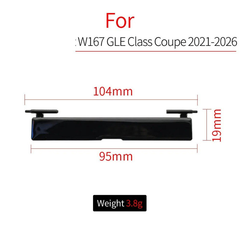 Car Craft Compatible With Mercedes Benz Gle Coupe W167 2020-2026 Car Roof Rail Molding Trim Roof Luggage Rack Cover Plate 1676905909 Unpainted CC-9569