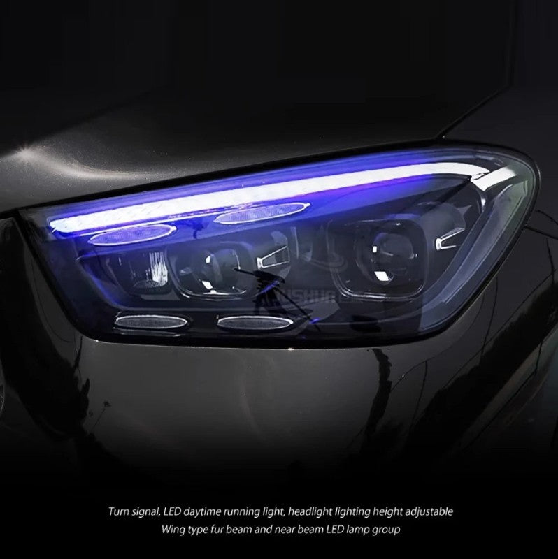 Car Craft Compatible With Mercedes Benz Gle Class W167 X167 C167 2019-2024 Car Front Upgraded Head Light Lamp Xenon Headlight Retrofit Upgrade Modified Led Drl Hid Light 2025 Style Shy - CAR CRAFT INDIA