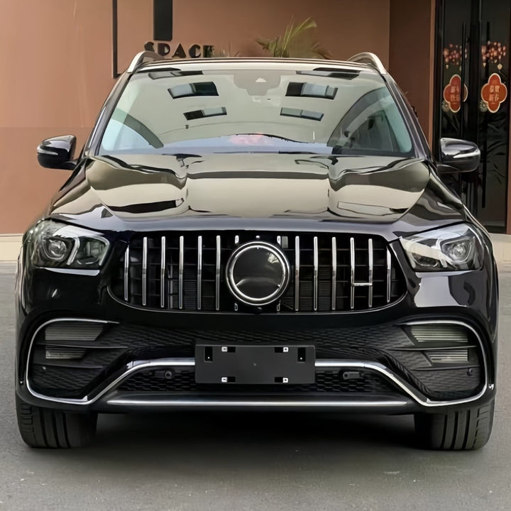Car Craft Compatible With Mercedes Benz Gle W167 C167 Coupe 2019-2024 Upgrade Convert To Gle63 Amg Bodykit Front Bumper Skirt Trim Gc W167/c167-003