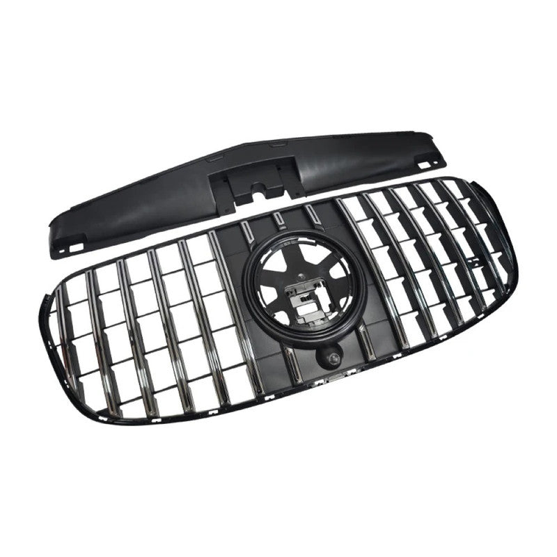 Car Craft Compatible With Mercedes Benz Gls Class W167 X167 2023-2026 Front Bumper Show Grill Standard Gtr Black