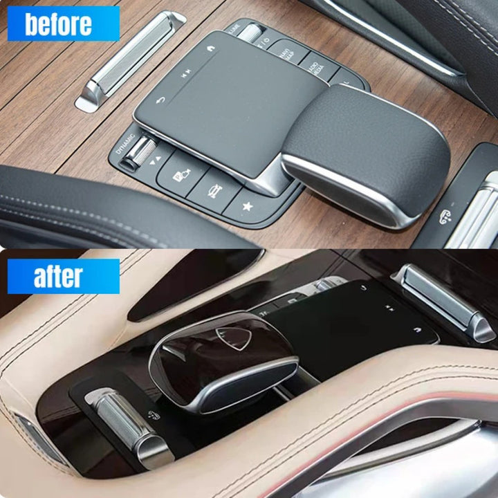 Car Craft Compatible With Mercedes Benz Gle Gls W167 X167 2019-2026 Armrest Box Mouse Touchpad Trackpad Replacement Accessories Mouse Hand Cover Maybach Style