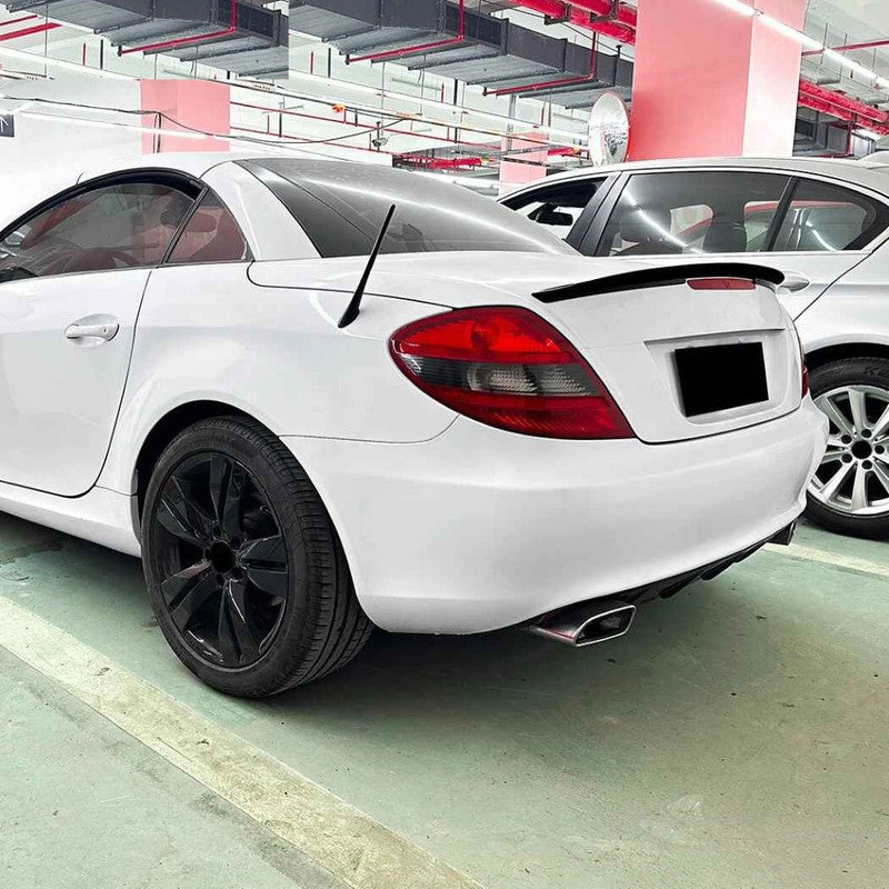 Car Craft Compatible With Mercedes Benz Slk Class R171 W171 2005-2010 Trunk Wing Lip Boot Rear Spoiler Amg Style Zst-1045 Cf Carbon Fiber Look