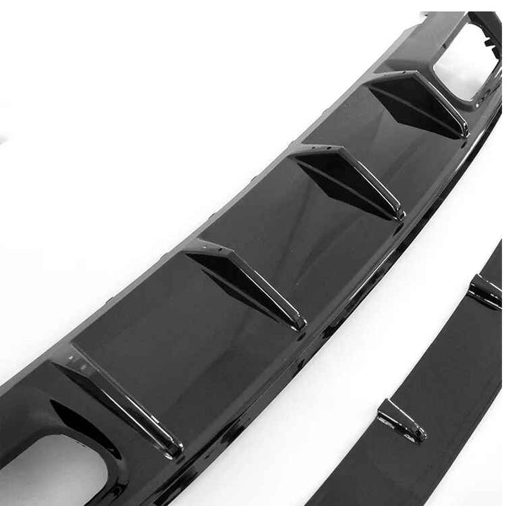 Car Craft Compatible With Mercedes Benz A Class W176 2012-2016 Rear Bumper Upgrade Convert To Amg Amg45 After Rear Lip Diffuser W176-009