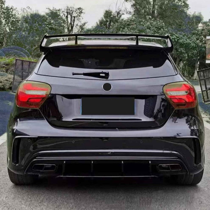 Car Craft Compatible With Mercedes Benz A Class W176 2012-2016 Rear Bumper Upgrade Convert To Amg Amg45 Bumper Bodykit GC W176-007