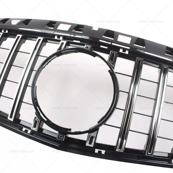 Car Craft Compatible With Mercedes Benz A Class W176 2012-2016 Front Bumper AMG Show Grill Gtr Black CC-1700