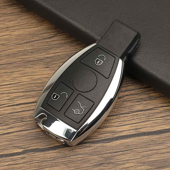 Car Craft Compatible With Mercedes Benz A B C E S G M Class W164 W166 W117 W176 W156 W253 W463 W464 W204 W212 W221 W171 W172 Car Key Cover Shell With Blade 3+1 Button 2 Battery Holder Benz-ks-38b