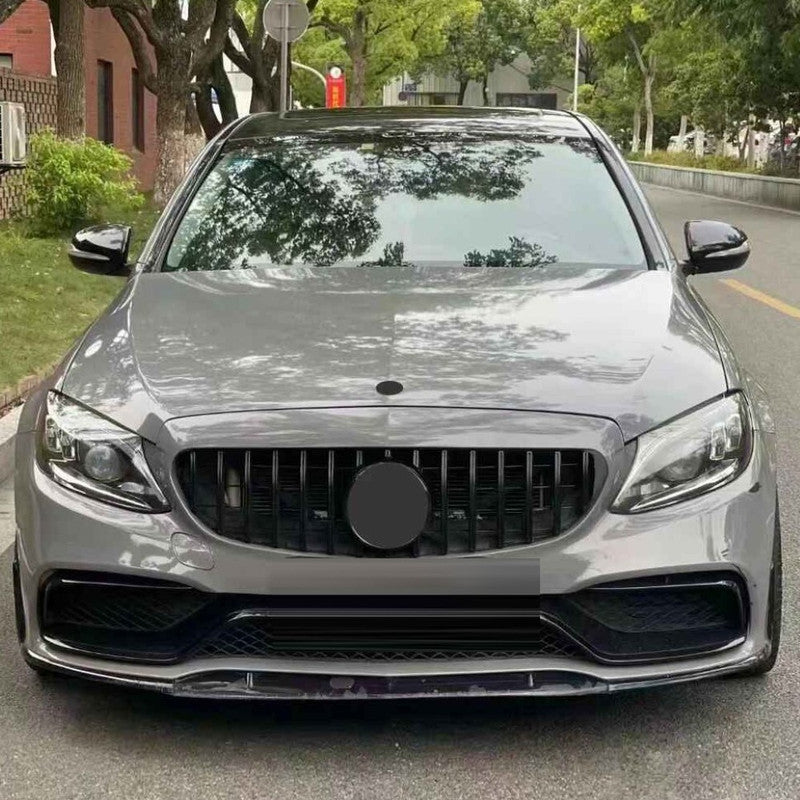 Car Craft Compatible With Mercedes Benz C Class W205 C205 Coupe 2015-2021 Front Bumper Upgrade Convert To Amg C63 Bumper Bodykit Gc W205/c205-013